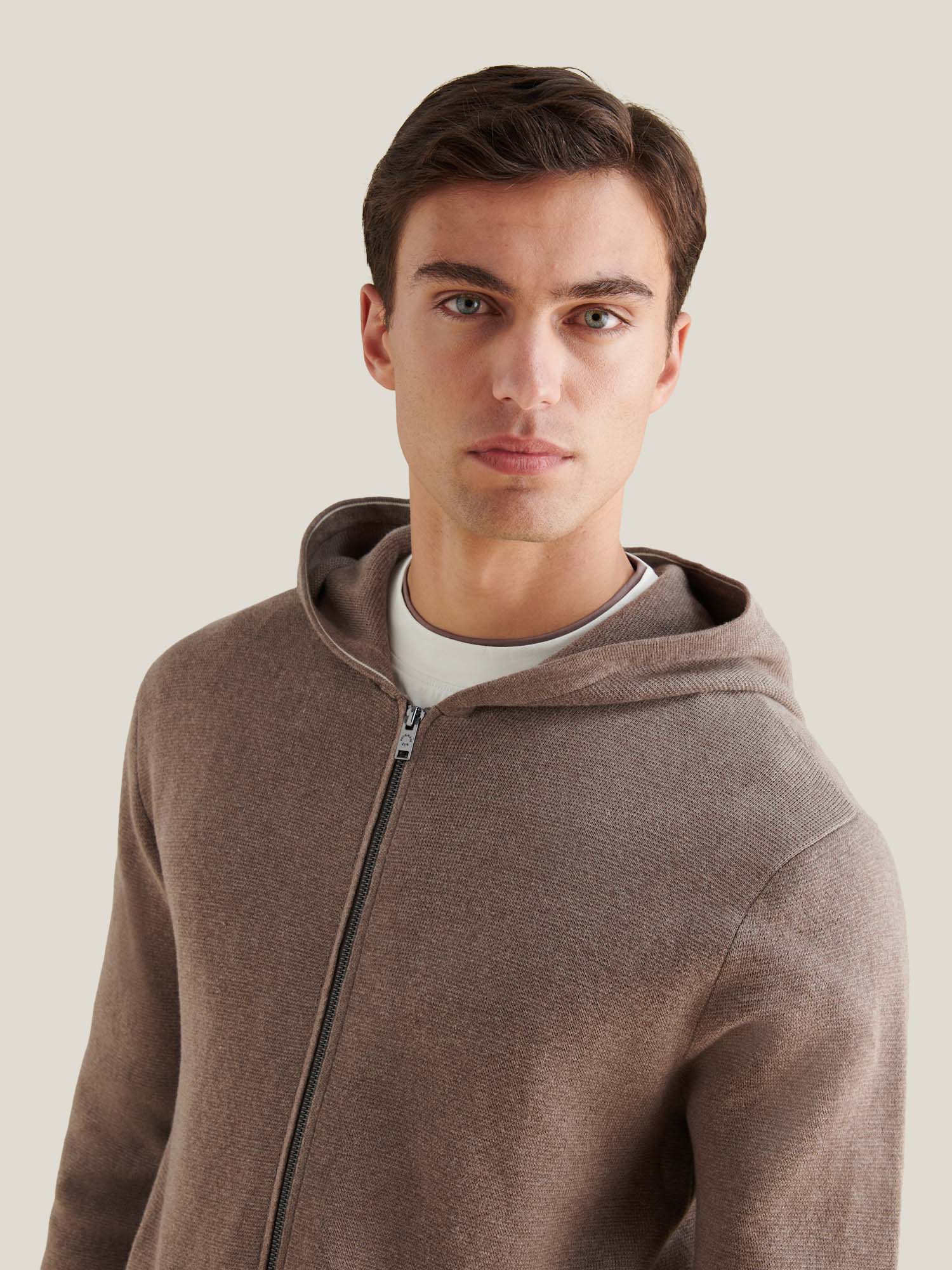Peckham Rye Milano Knit Iron Zip-Up Hoodie